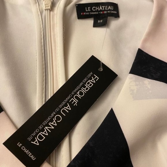 Multicoloured Graphic Peplum Top - Picture 4 of 4